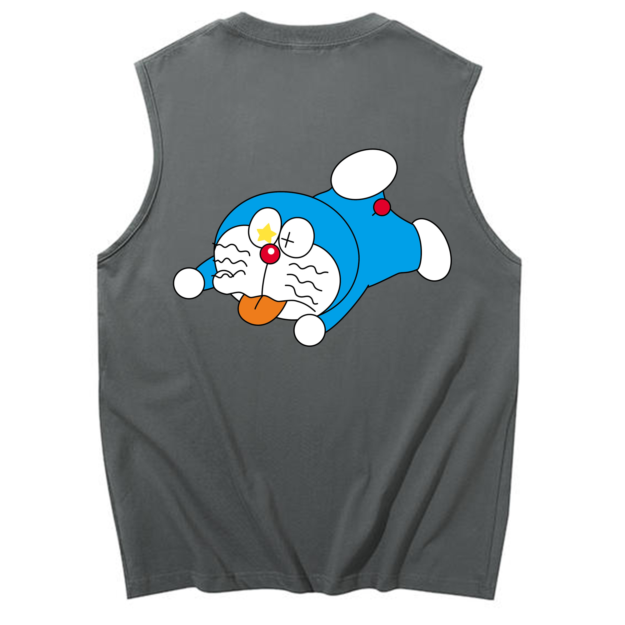（画像用） ドラえもん Doraemon コットン100％タンクトップ（背面プリント）